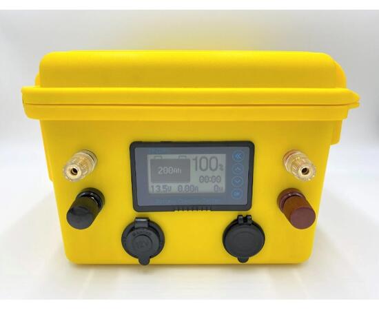 Аккумулятор BatteryCraft Lifepo4 12V 230Ah BMS 100 A c Bluetooth (желтый корпус), фото , изображение 3