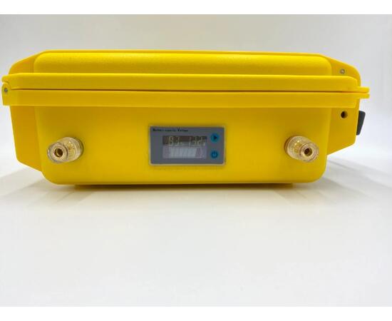 Аккумулятор BatteryCraft Lifepo4 12V 55Ah BMS 100 A c Bluetooth (желтый корпус), фото , изображение 4