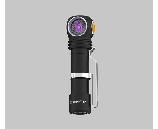 Фонарь Armytek Wizard C2 WUV / Белый и ультрафиолет / 1100 лм и 1595 мВт (400 нм) / TIR 70°:120°, фото , изображение 4