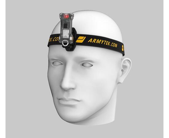 Фонарь Armytek Zippy Extended Set WR Grey / Белый и красный свет / 120 лм и 30 лм / 60°:110° / налобное крепление, фото 