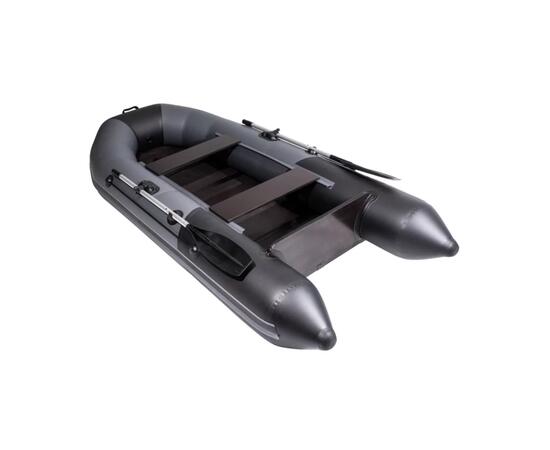 Надувная лодка Таймень NX 2850 СКК (слань-книжка киль) графит/чёрный, фото , изображение 3