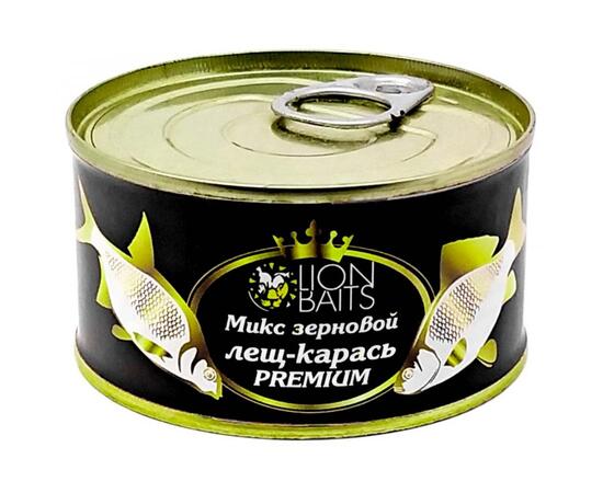 Lion Baits Зерновая смесь feeder Лещ-Карась - 140 мл, фото 