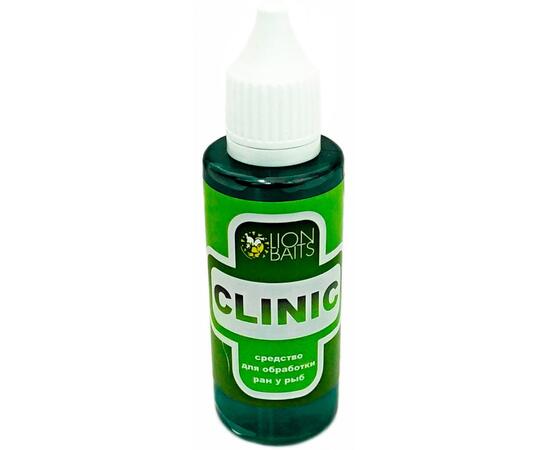 Lion Baits Clinic - 50 мл Средство для обработки ран (зеленый цвет), фото 