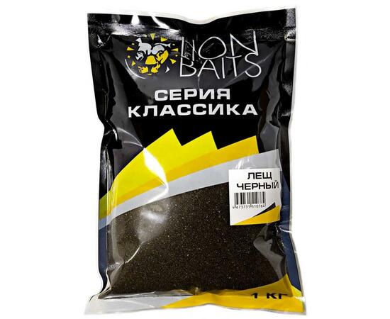 Lion Baits Прикормка серии КЛАССИКА "Лещ черный" - 1кг, Вкус: Лещ черный, Расцветка: черный, фото 