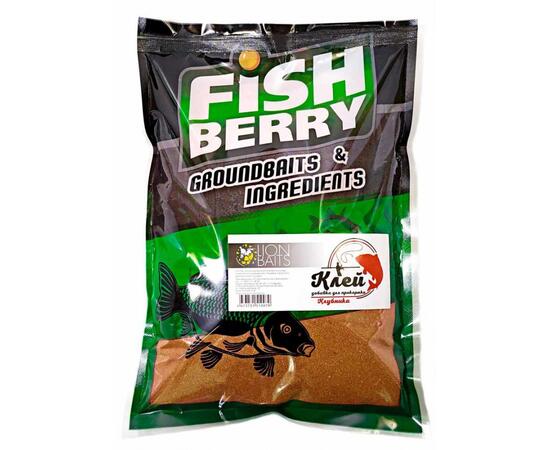 Lion Baits Клей добавка для прикормки "Клубника" - 500 гр, Вкус: клубника, фото 