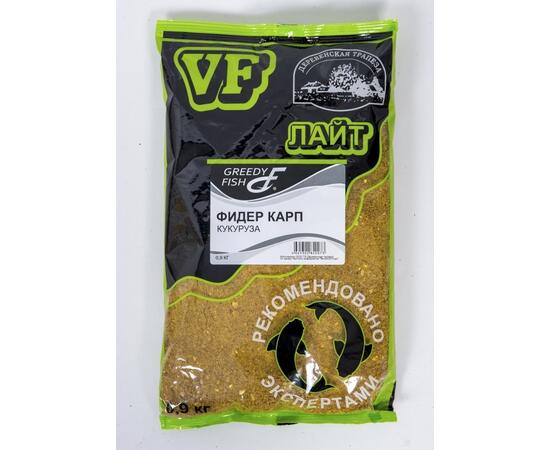 Прикормка GREEDY FISH ЛАЙТ ФИДЕР КАРП КУКУРУЗА, фото 