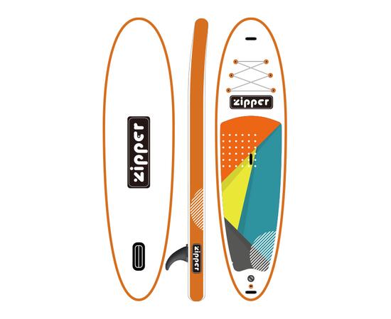 Надувная доска ZIPPER SUP Board (Сап Борд) S LINE 11' ORANGE, фото , изображение 2