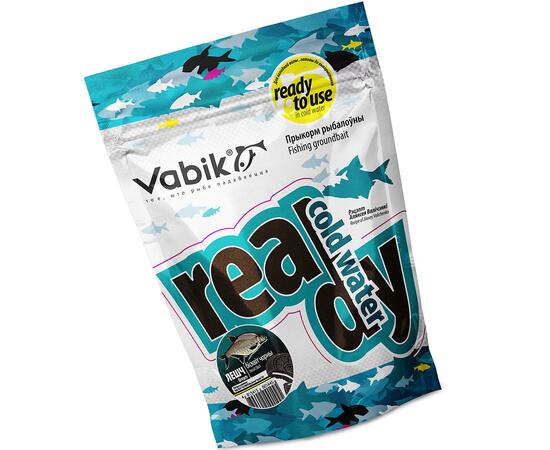 Прикормка Vabik READY COLD WATER Лещ Бисквит Черный 750г, фото 