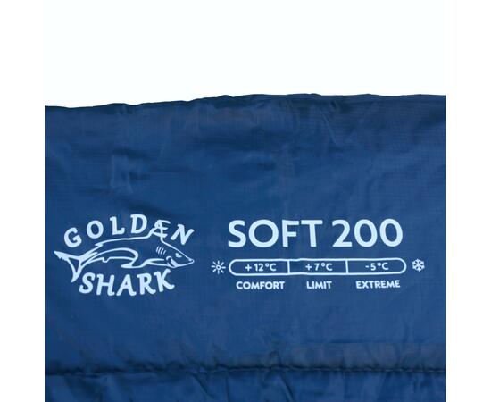 Спальный мешок Golden Shark Soft 200,  230х80см правая молния, фото , изображение 7