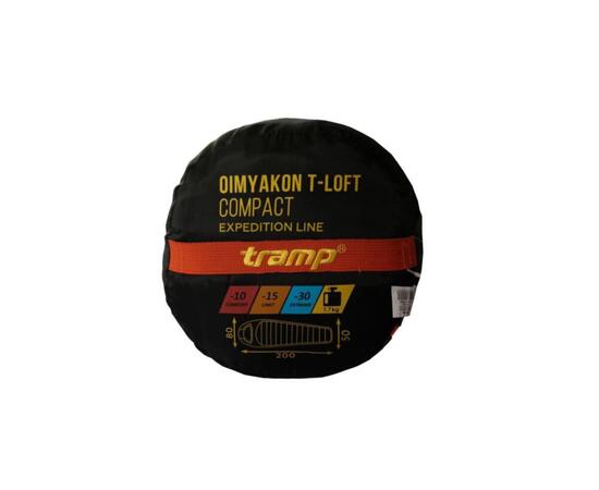 Спальный мешок Tramp Oimyakon Compact 200*80*55 см (правый), фото , изображение 13