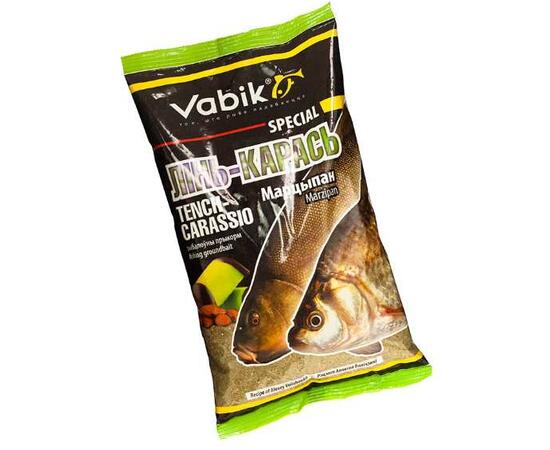 Прикормка Vabik SPECIAL Линь-карась Марципан зеленый 1кг, фото 