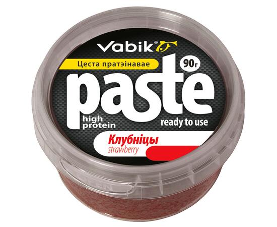Приманка Vabik PASTE тесто протеиновое Клубника 90г, фото 