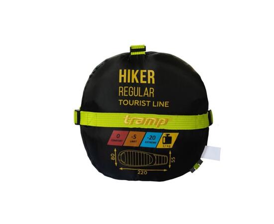 Спальный мешок кокон Tramp Hiker Regular 220*80*55 см (левый), фото , изображение 2