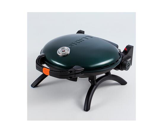 Портативный газовый гриль O-grill 700T зелено-черный (в комплекте адаптер тип А), Цвет: зелено-черный, фото , изображение 4