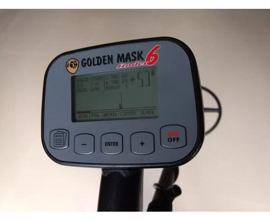 Металлоискатель Golden Mask 6 PRO (три частоты 5 кГц - 15 кГц - 30 кГц), фото , изображение 5