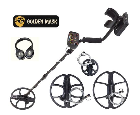 Металлоискатель Golden Mask 4WD Pro Spider Pack (катушка 5", 9", 12")+наушники WS-106, фото 