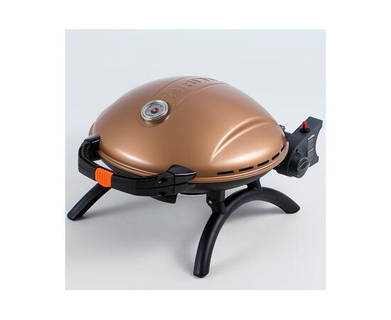 Портативный газовый гриль O-grill 900MT черно-золотой (в комплекте адаптер тип А), Цвет: черно-золотой, фото , изображение 4