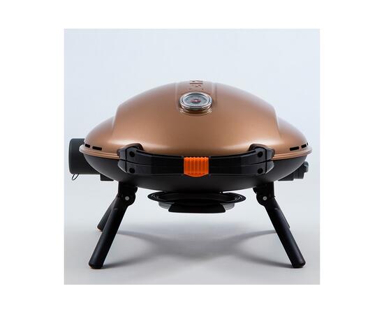 Портативный газовый гриль O-grill 900MT черно-золотой (в комплекте адаптер тип А), Цвет: черно-золотой, фото , изображение 10