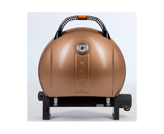 Портативный газовый гриль O-grill 900MT черно-золотой (в комплекте адаптер тип А), Цвет: черно-золотой, фото 