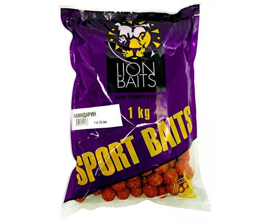 Lion Baits Бойлы тонущие серии SPORT BAITS 20 мм Мандарин - 1 кг, Вкус для группировки: Мандарин, фото 