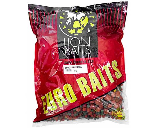 Lion Baits Спод-микс смесь SPOD MIX (Слива) 5 кг, Вкус: слива, фото 