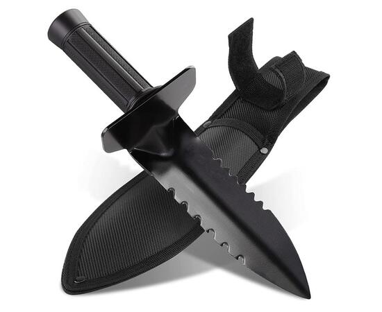 Нож-Совок Stinger Black + чехол, фото 