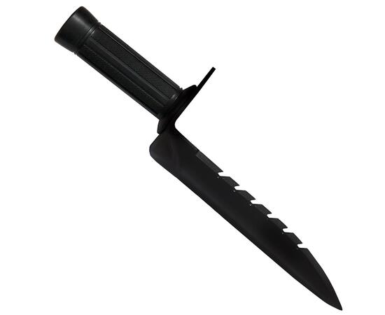 Нож-Совок Stinger Black + чехол, фото , изображение 4