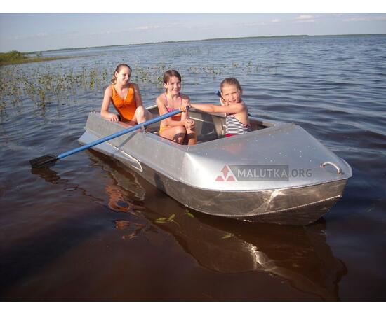 Алюминиевая лодка Романтика-Н 3.5 м., с булями, фото , изображение 5