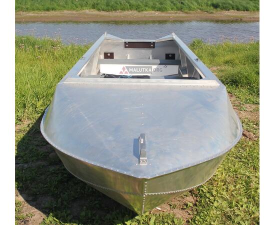 Алюминиевая лодка Романтика-Н 3.5 м., с булями и колёсами, фото , изображение 2
