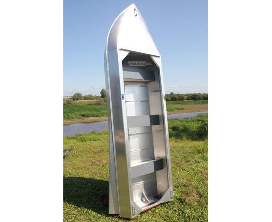 Алюминиевая лодка Романтика-Н 3.5 м., с булями и колёсами, фото , изображение 5