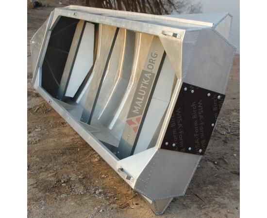 Алюминиевая лодка Романтика-Н 3.5 м., с булями, фото , изображение 7