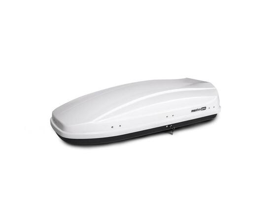 Автобокс MaxBox PRO 460 (средний) серый карбон двустороннее открывание, фото , изображение 4