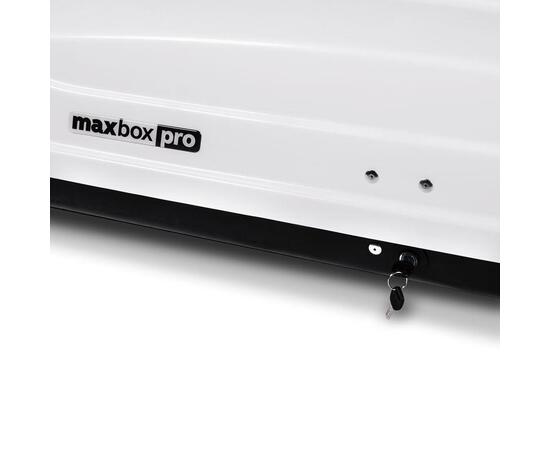 Автобокс MaxBox PRO 460 (средний) серый карбон двустороннее открывание, фото , изображение 8