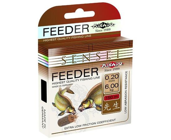 Леска Mikado SENSEI FEEDER 0.20 mm - 150 m, фото 