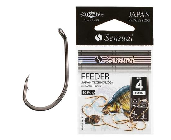 Крючки Mikado Sensual  - FEEDER  9111T-8B, фото 