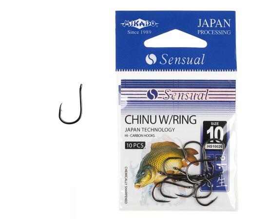 Крючки Mikado Sensual - CHINU W/RING  10026-2B, фото 