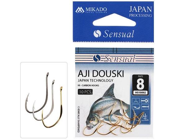 Крючки Mikado Sensual - AJI DOUSKI W/RING 10092-8B, фото 