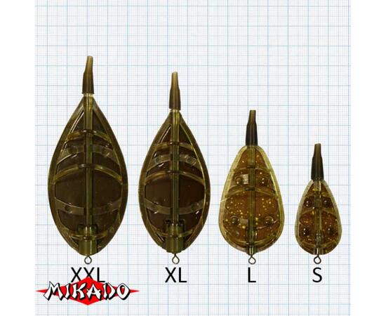 Комплект кормушек Mikado Method Feeder L 3x80 g+форма, фото , изображение 4