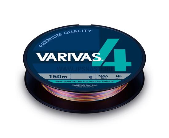 Плетеный шнур Varivas 4 Stripe Marking Edition, #1.2, 150 м, Многоцветный, фото 