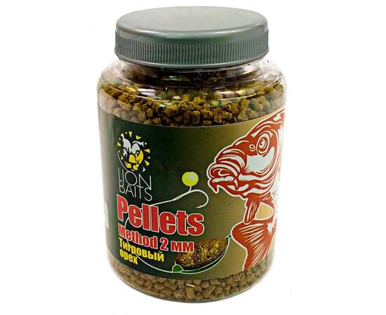 Lion Baits (Method pellets) Пеллетс методный "Тигровый орех" 2 мм - 300 гр, Вкус: Тигровый орех, Расцветка: светло-коричневый, Диаметр (мм): 2, фото 