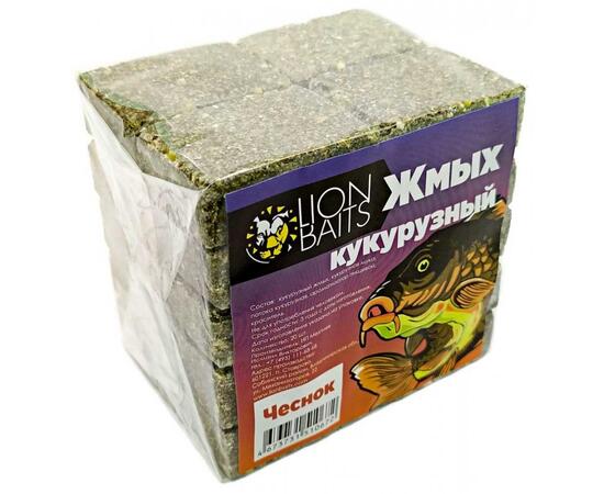 LION BAITS Жмых кукурузный Макуха "Чеснок" 20шт, фото 