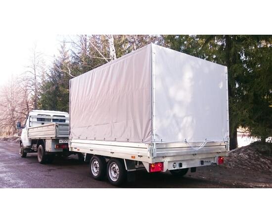 Двухосный прицеп ССТ-7132-30 с тентом 1700 мм, фото , изображение 4