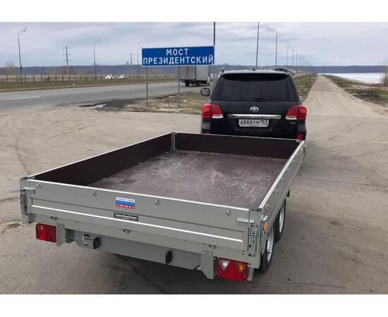 Двухосный прицеп ССТ-7132-27 с тентом 1500 мм, фото , изображение 4