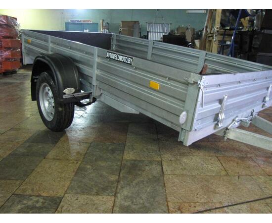 Прицеп для легковых автомобилей МЗСА (2.73x1.51) с скос. тентом и каркасом 1550 мм, фото , изображение 6