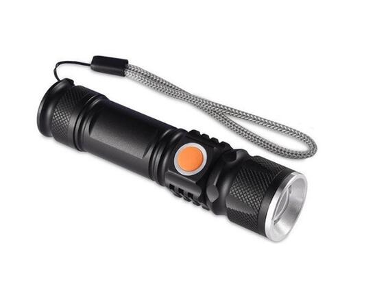Тактический ручной фонарь Poliсe BL 515-T6 ZOOM, Фонарь с USB зарядкой, фото , изображение 2