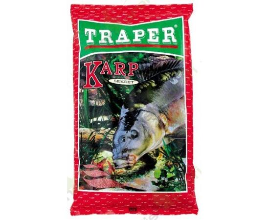 Прикормка Traper SEKRET 1kg "Карп" красный, фото 