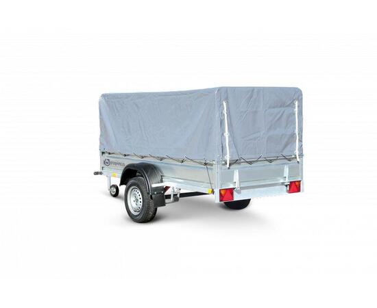 ПРИЦЕП КМЗ МАСТЕР ПЛЮС 7194 С1 с тентом и каркасом 1500 см колесо 16, фото 