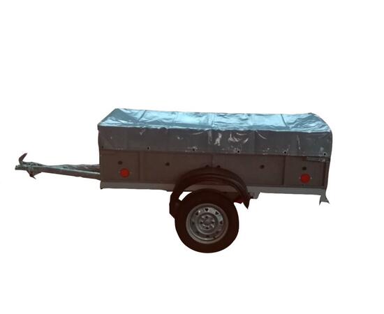 Прицеп Строитель 3.5 м с тентом 30 см, фото , изображение 8