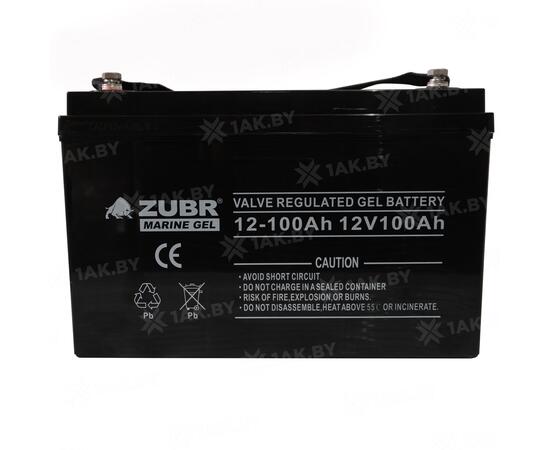 Аккумулятор ZUBR MARINE GEL (100 Ah,12 V) GEL, фото , изображение 2