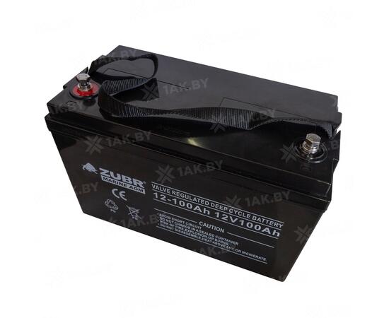 Аккумулятор ZUBR MARINE AGM (100 Ah,12 V) AGM, фото , изображение 2
